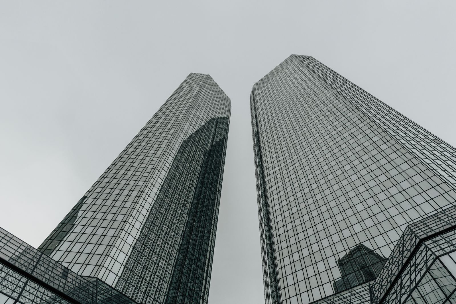Frankfurter Skyline als Symbol für die deutsche Wirtschaft